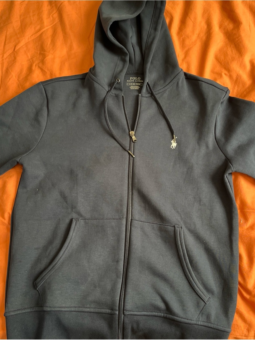 Polo by Ralph Lauren Men’s Navy  Zip-Up Hoodie